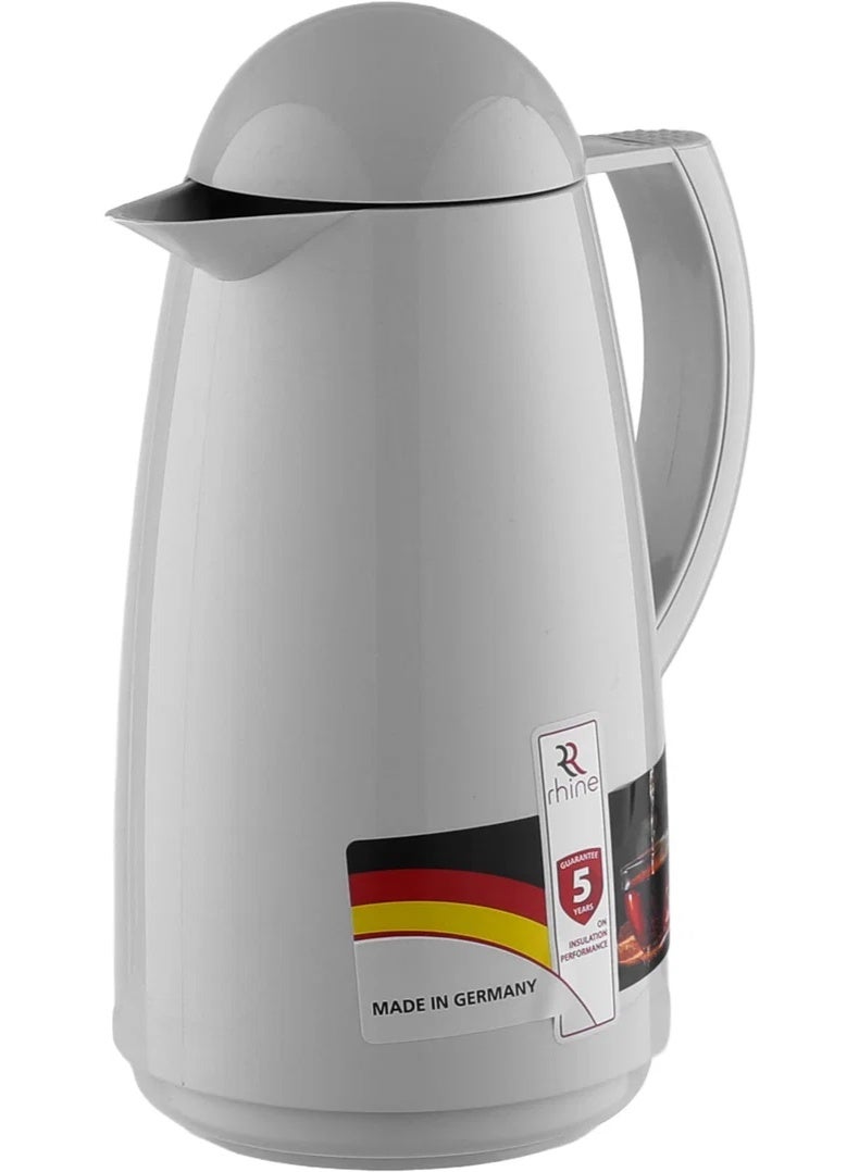 RHINE Plastic Thermos, 0.5 Liter - Gray - Image 3