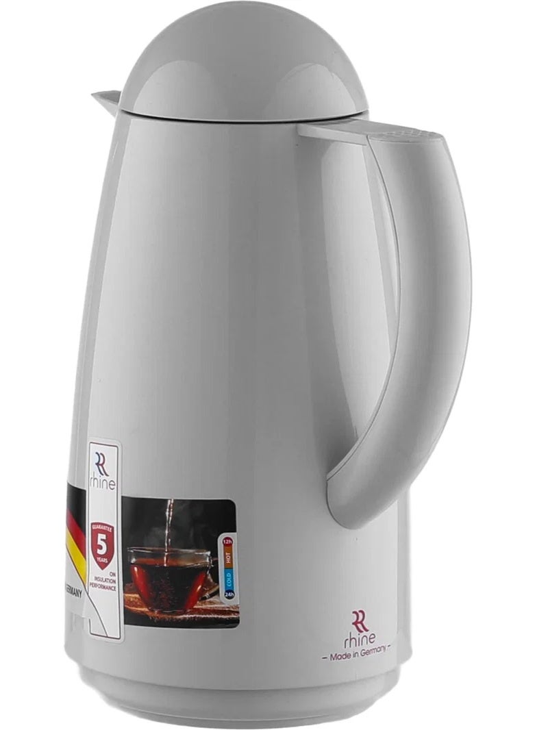 RHINE Plastic Thermos, 0.5 Liter - Gray - Image 4