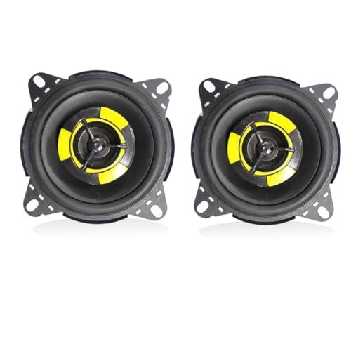 Audio Wheels 4-Inch 2-Way Speaker | 400W Peak Power, 70W RMS, 91dB Sensitivity, 55Hz-20KHz Frequency Response – High-Performance Audio - Image 1