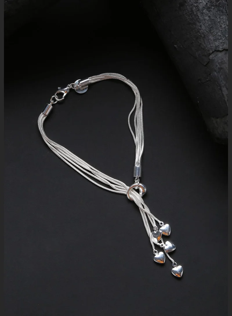 SOHI Silver Minimal Bracelet
