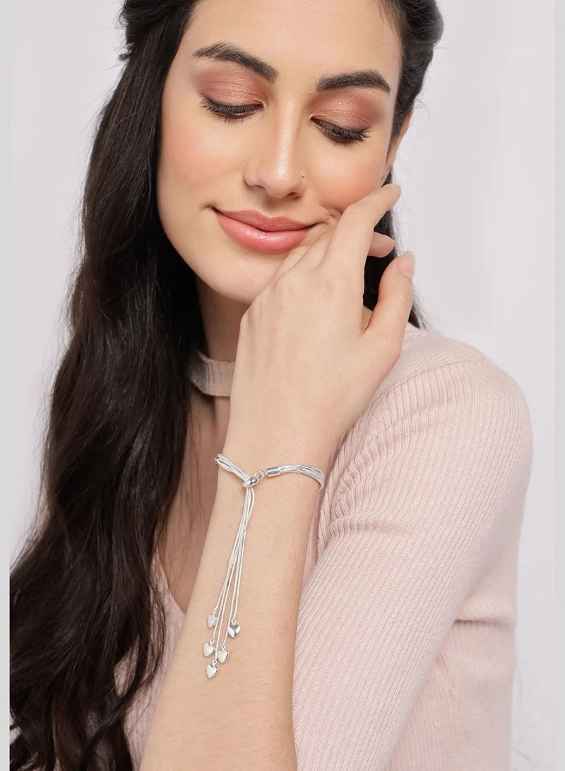 SOHI Silver Minimal Bracelet