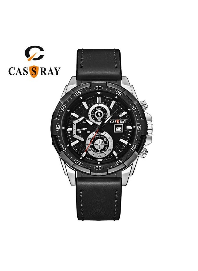 CASSRAY New glow-in-the-dark watch for boys and teenagers, trendy sports watch for men, cool watch for Instagram users, vintage waterproof quartz watch, retro quartz watch - Image 1