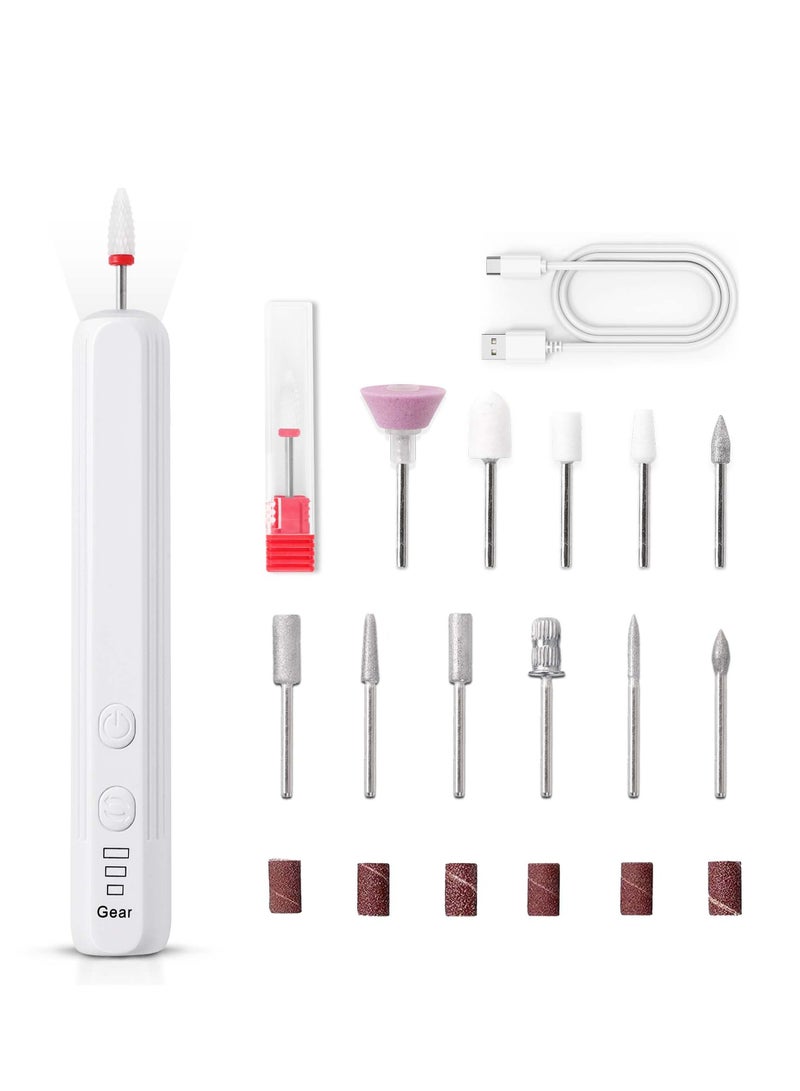 KASTWAVE Portable Wireless Electric Nail Drill, Professional Acrylic Nail Drill Machine for Gel, Professional Nail Drill Machine Kit, USB Electric Nail File Efile Set,Manicure Pedicure Nail Tools - Image 1