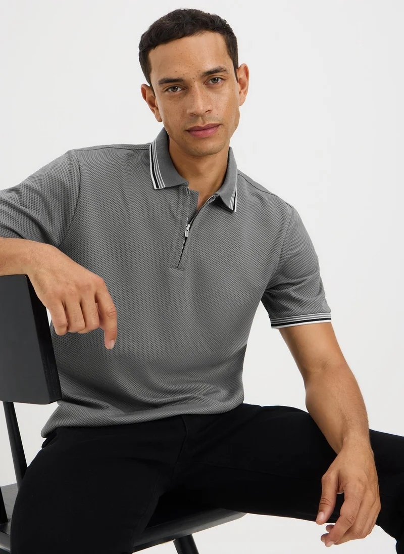 ماتلان Khaki Tipped Polo