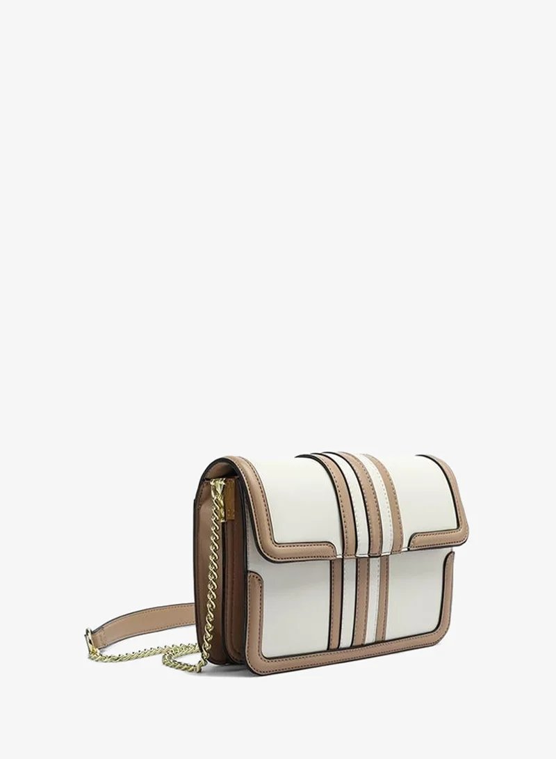 فايور Tri-Tone Racing Stripe Crossbody Bag TKC 003