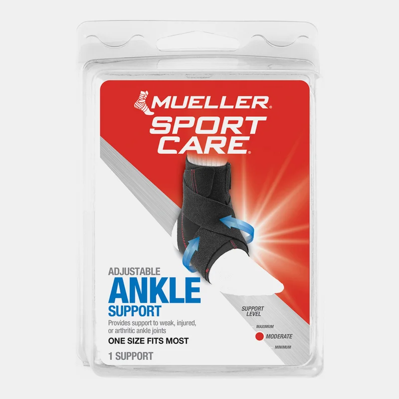 Mueller Adjustable Ankle Support (One Size)