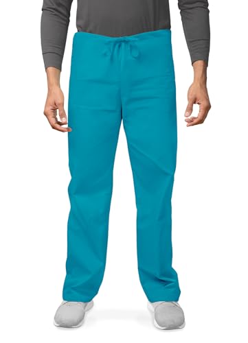 Adar Uniforms, Universal Unisex Scrubs - Unisex Drawstring Scrub Set - 701 - Teal Blue - S - Image 4