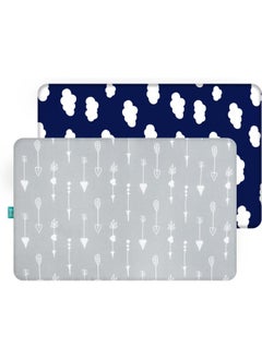 Biloban Biloban Crib Sheets Fitted, 2 Pack Crib Sheet Fits for Standard Crib Mattress, Toddler Sheets for Baby Boys & Girl  - Image 1