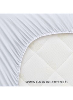 Biloban Biloban Crib Sheets Fitted, 2 Pack Crib Sheet Fits for Standard Crib Mattress, Toddler Sheets for Baby Boys & Girl  - Image 5