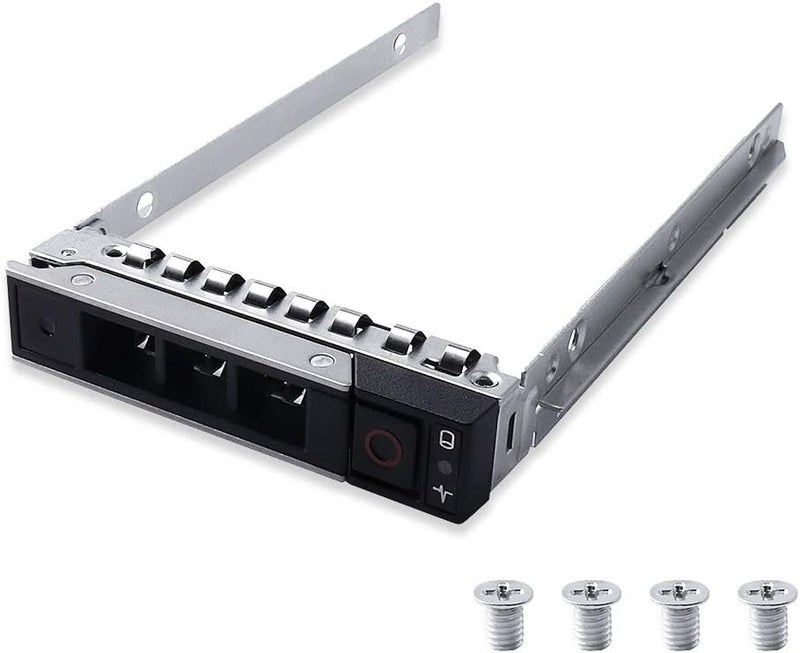 HUYUN 2pcs Pack 2.5" DXD9H SAS SATA Hard Drive Caddy Tray Enclosure Compatible for Dell PowerEdge Servers 14th Gen R440 R640 R740 R740xd R840 R940 R6415 R7415 R7425 - Image 2