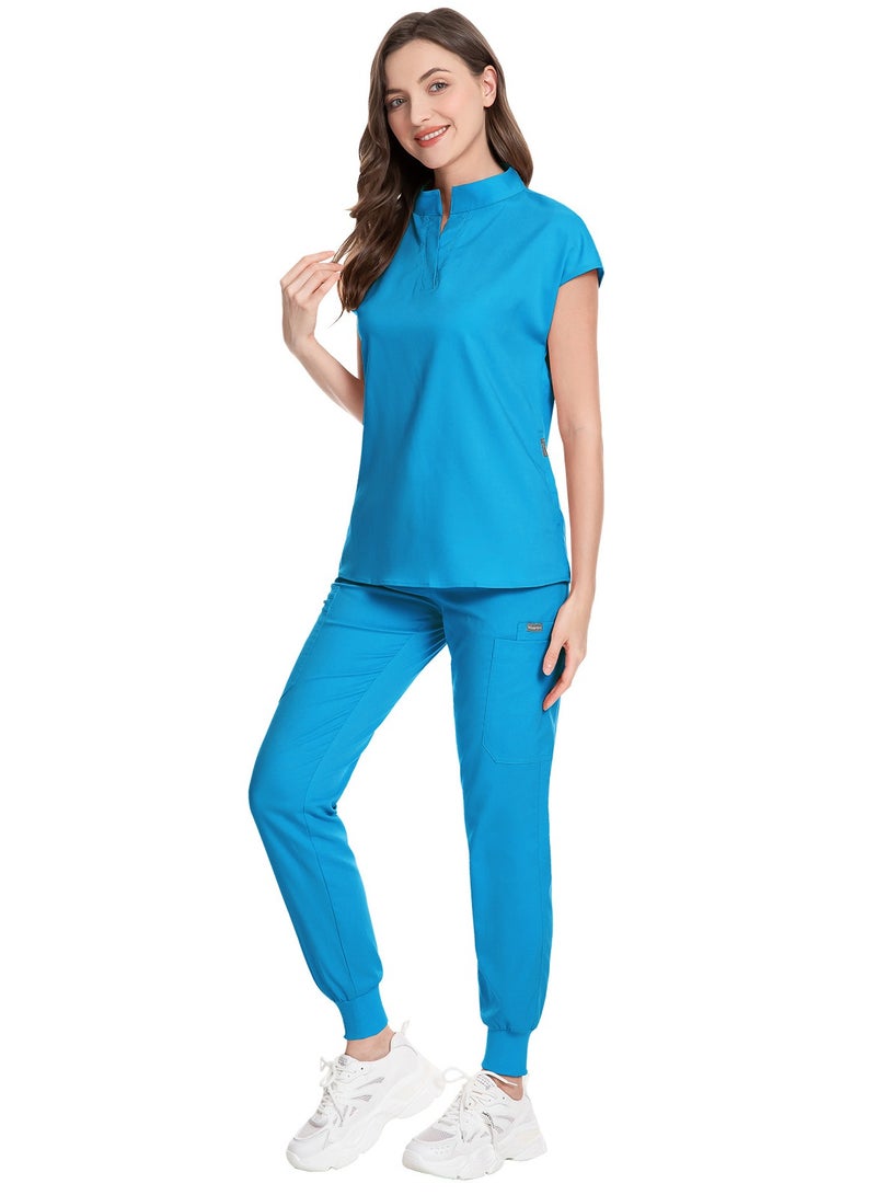 KUYING New Stand Up Collar Slim Fit And Slimming Temperament Split Style Work Uniform  - Image 1