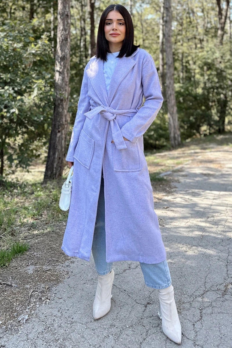 Weshaya Coat Women Lilac - Image 1