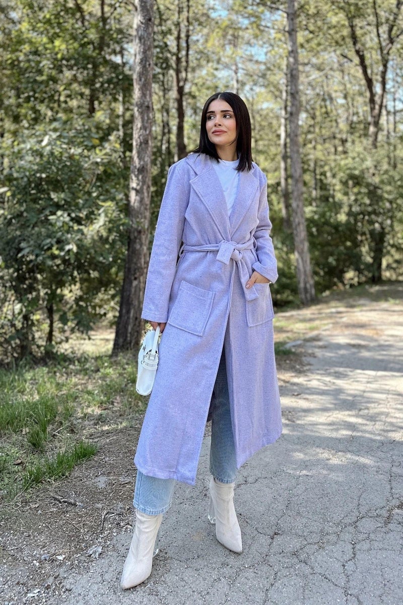 Weshaya Coat Women Lilac - Image 2