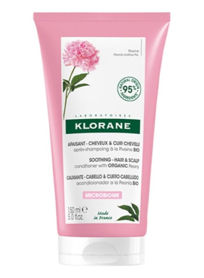 Klorane Peony Soothing Conditioner For Sensitive Scalp 150Ml - Image 1