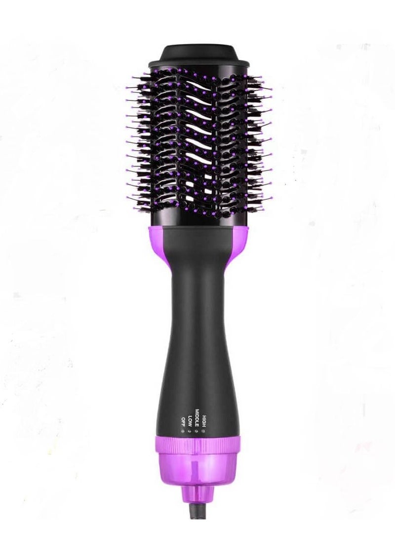 One Step One Step Hair Dryer Volumizer And Styler Ceramic Plates 3 Speed Option Black/Purple  - Image 2