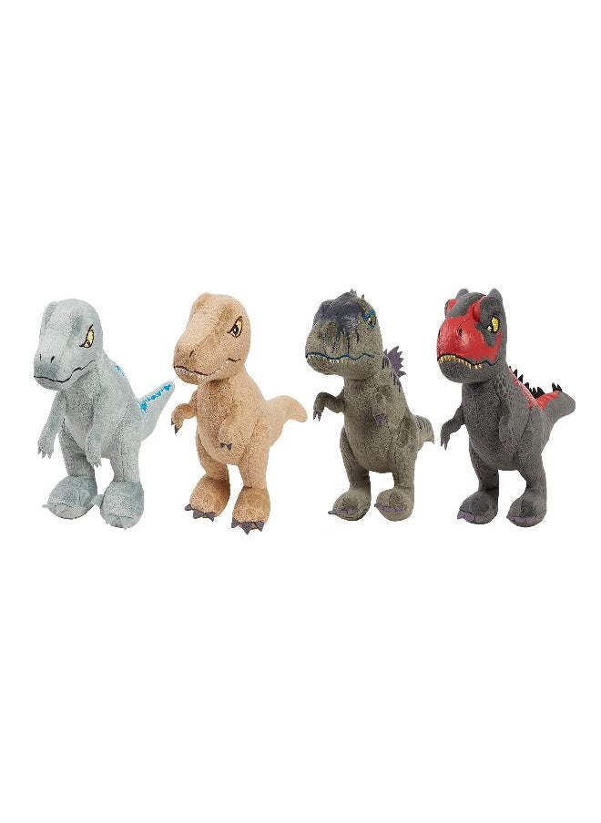 JURASSIC WORLD - Jurassic World Plush Collector Set, Kids Toys for Ages 3 Up, Gifts and Presents by Just Play - Image 1