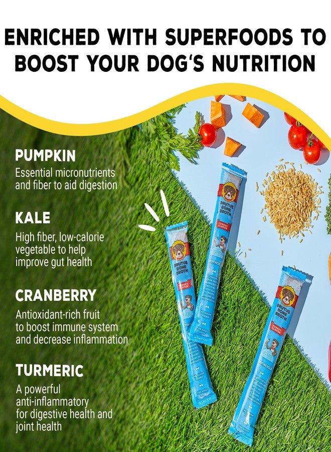 Brutus Bone Broth Brutus Brothcicles - All Natural Turkey Flavored - Frozen Dog Superfood Treats for Hydration and Snacking - Image 5