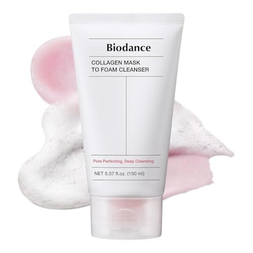 BIODANCE Collagen Mask To Foam Cleanser 2in1 Pore Care and Hydrating Foaming Facial Cleanser for Sensitive Skin Gentle Face Wash Korean Skin Care507 fl oz 150 ml - Image 1