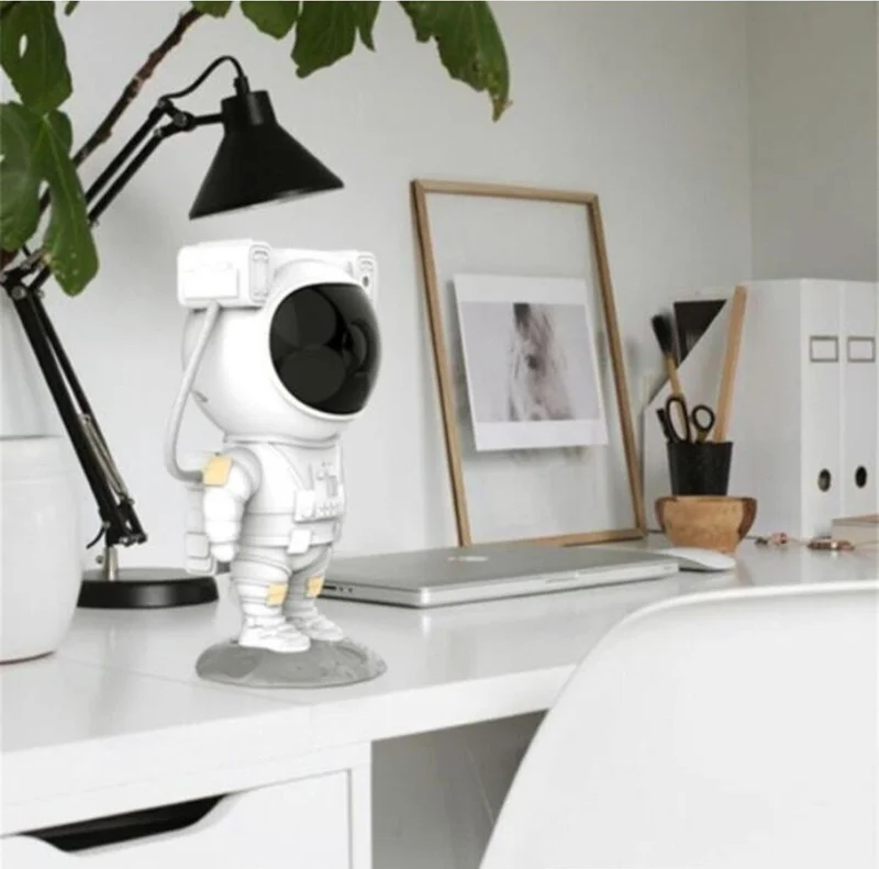 اي سي شوب Astroboy Lighting Star Projector Astronaut Lighted Galaxy Milky Way Projection Night Lamp