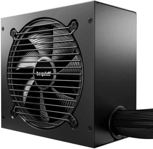 be quiet! Pure Power 12 1000W PSU | 80 Plus Gold | ATX 3.1 | PCIe 5.1 GPU Support Power Supply | Silent 120mm Fan | High Performance 12V-Rail | Black | BP005US | 10 Year Warranty - Image 1