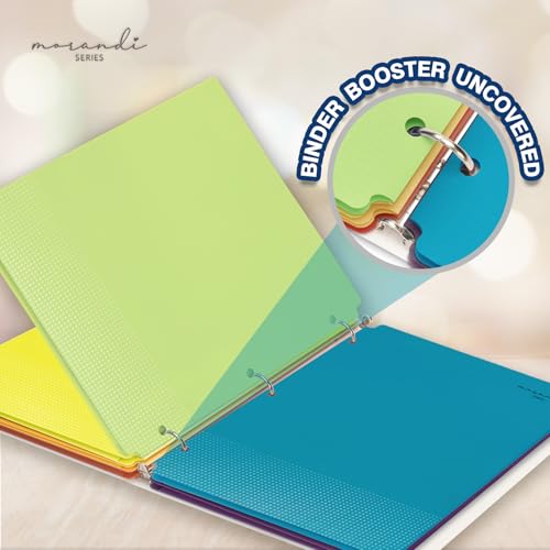 H4D Plastic Folders with 2 Pockets, Fit for 3 Ring Binder, Letter Size, Primary Colors, 6 Pack - Image 4