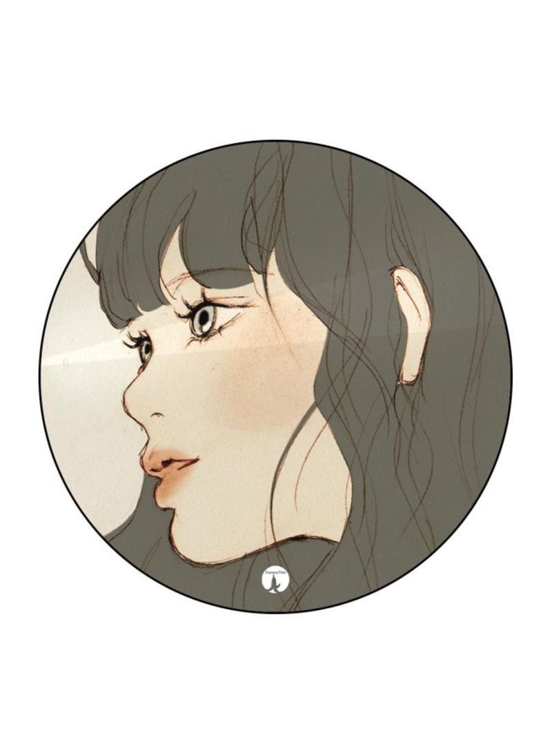 RKN Girl Printed Mousepad Grey/Beige