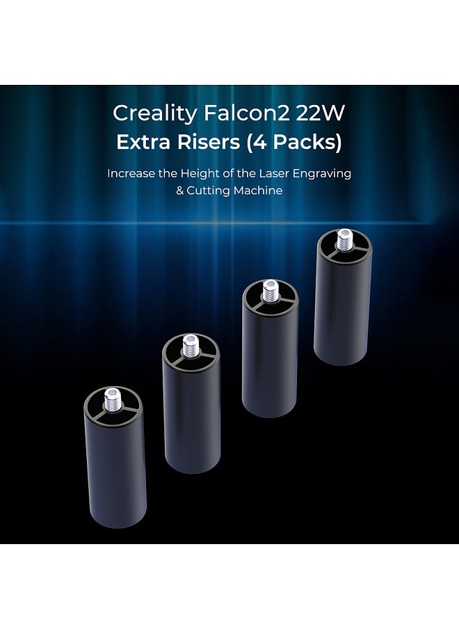 Creality 3D 4pcs Falcon 2 Extra Risers Aluminum Heighten for Laser Cutter and Engraver Machine 56mm Height/Each  - Image 3