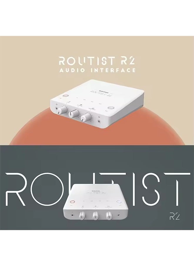 MiDiPLUS midiplus Routist R2 Professional USB Interface Audio Mixer 1 In 2 Out Livestream Recording Studio Podcast External Sound Card  - Image 5
