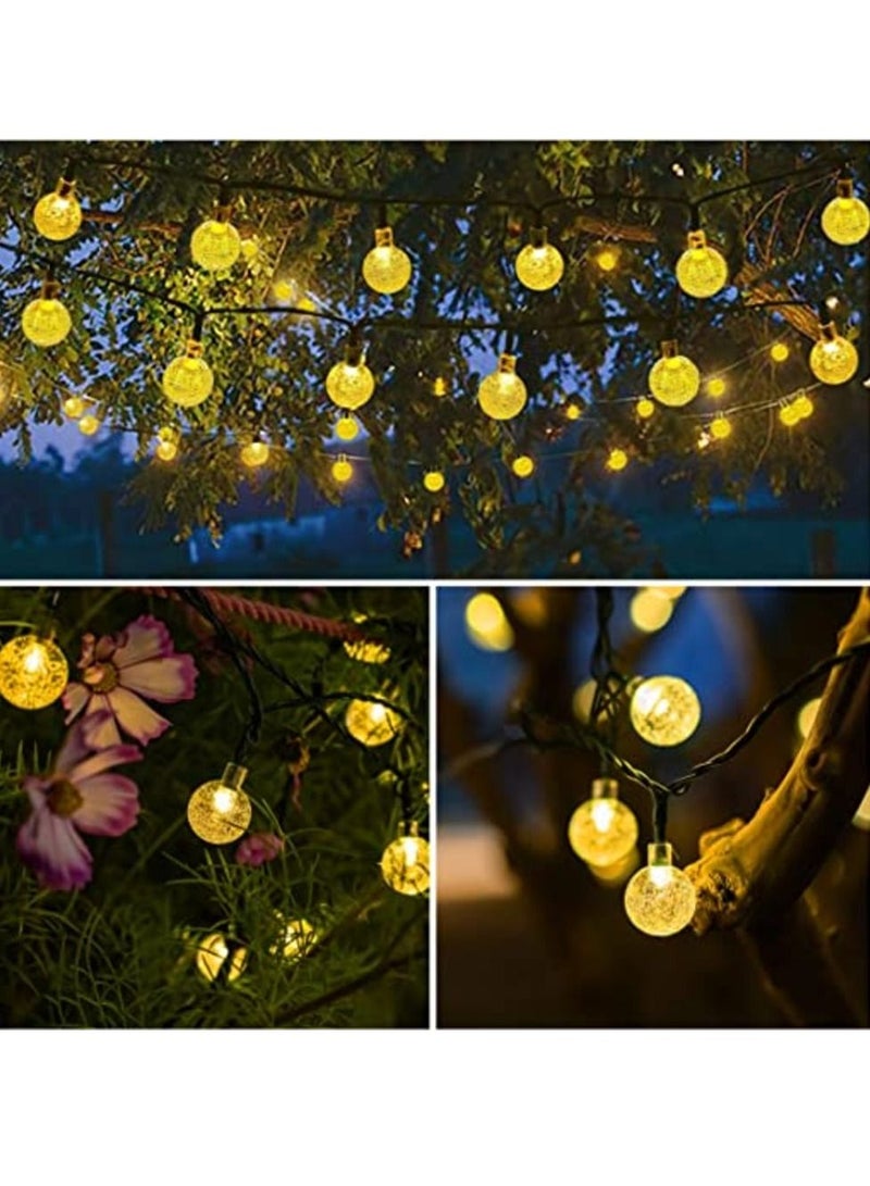 Hilalful سلسلة أضواء شمسية خارجية هلالفل | مناسبة لغرفة المعيشة، الشرفة والمساحات الداخلية | هدية مثالية لتزيين المنزل في رمضان، عيد، أعياد الميلاد، حفلات الزفاف، الانتقال إلى منزل جديد - Image 5