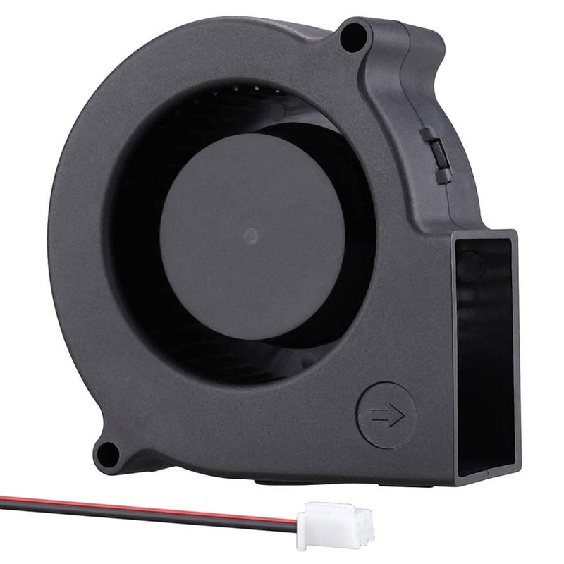 REES52 7530 Blower Fan 75mm Blower Fan 75mm x 30mm 24V 2PIN DC Brushless Cooling Blower Fan - Image 1