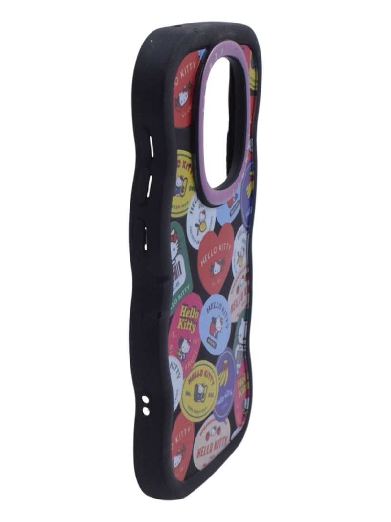 Hello Kitty Plastic Back Cover For Xiaomi Redmi Note 9 - Multicolour - Image 2