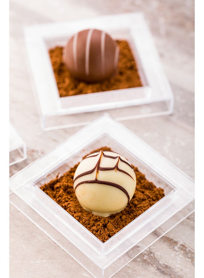 Restaurantware-2.5 x 2.5 Inch Dessert Plates, 20 Disposable Appetizer Plates - For Cold Foods, Clear Plastic Mini Serving Plates, Serve Appetizers Or Desserts, For Buffet Or Catered Events - Image 5