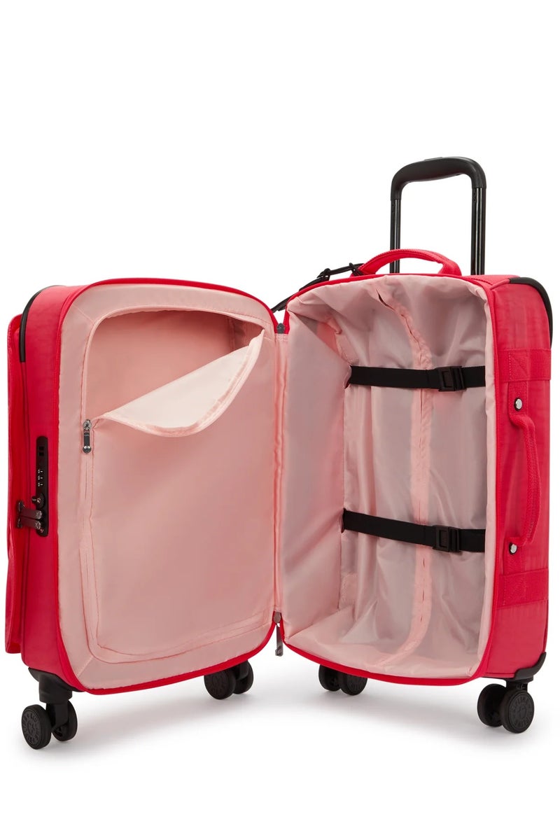 kipling Spontaneous S Small Female 4-Wheeled Luggage - Resort Pink - Image 3