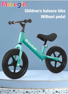 MEBEGIN 10-inch Kids Balance Bike, Lightweight Push Bike with Adjustable Handlebar and Soft Seat, Sturdy No Pedal Bike, Early Learning Interactive Push Bicycle, Toddler Training Bike, Ideal First Bike for Young Riders  - Image 1