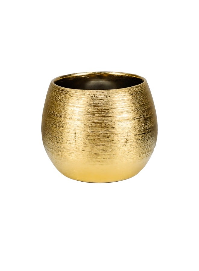 Gulf Flowers Glam Ceramic Flower Pot – Stylish Planter for Modern Home Décor, Indoor & Outdoor Use 