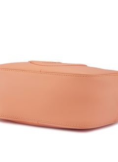 CAPRESE Caprese Dora Solid Coral Faux Leather Medium Sling Bag  - Image 5