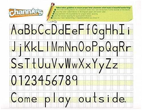 Channie's Visual Handwriting Storytelling Workbooks for Prek-1st grades 40 sheet 80 pages 8 x 11.5 with paper back - Image 2