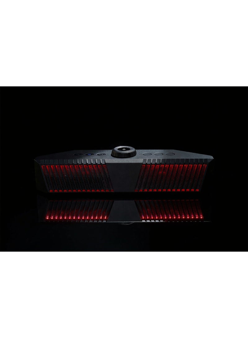 مكبر صوت Ultra Gear للألعاب - مكبر صوت RGB عالي الأداء للكمبيوتر الشخصي وإعدادات الألعاب - Image 2