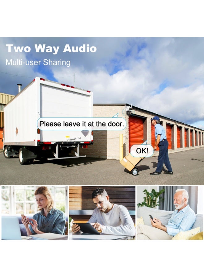 GENBOLT 3G/4G LTE Security Camera Outdoor No WiFi, Dual Lens Cellular CCTV Camera Wired, 24/7 Recording PoE Surveillance Camera IP with Humanoid Tracking Cloud Storage - Image 4