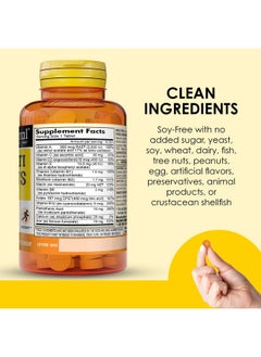 MASON NATURAL Daily Mini Multi Vitamins with Iron, Vitamins A, C, D, E, B1, B2, B3, B6, B12, Folate & Calcium, 100 Day Supply - pzsku/Z1311473C307B33278BCFZ/45/_/1740202536/e78a7a42-ad85-4b31-9161-b0d5aed35a45