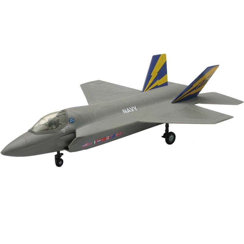 NewRay 1:44 F-35C Lightning Ii Navy On Plane Diecast Aircraft, - Image 3