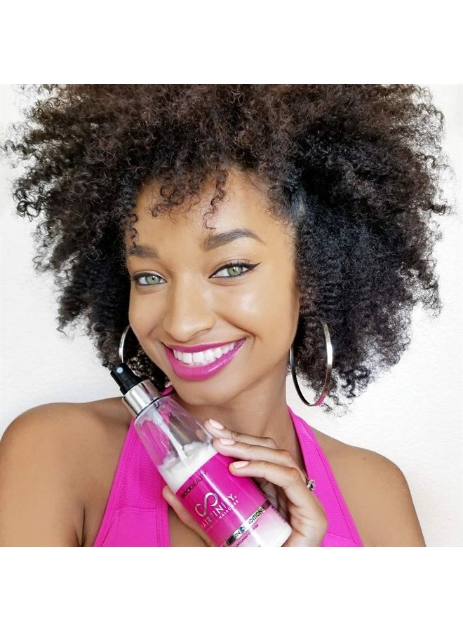 HAIRFINITY Revitalizing Leave In Conditioner - Biotin Growth Treatment for Dry, Damaged Hair and Scalp - Silicone Free Heat Protection Formula Mends Split Ends with Quinoa and Jojoba Oil 8 oz - Image 2