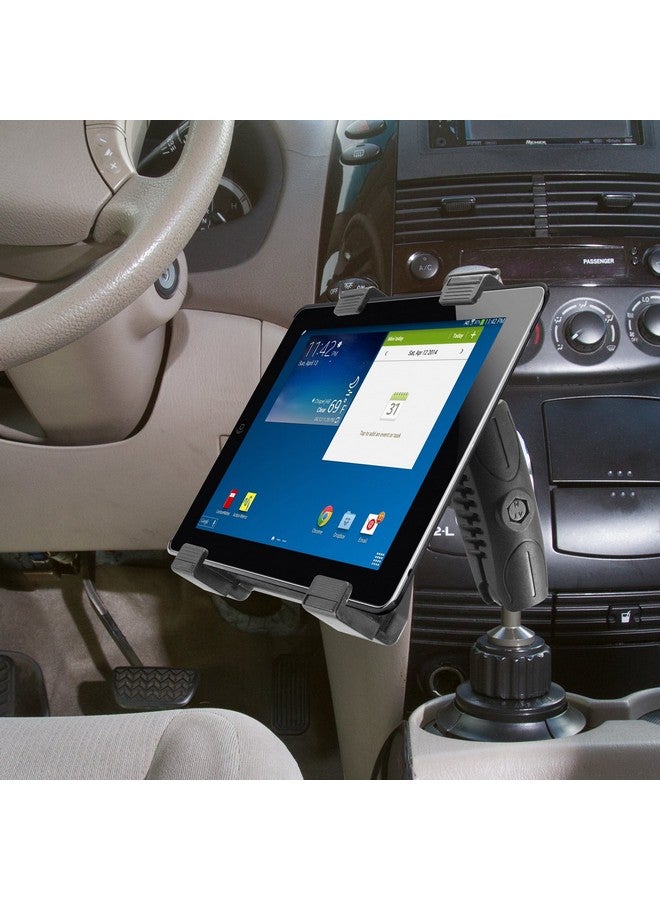 iBOLT Tabdock Console Heavy Duty Expandable And Adjustable Cup Holder Mount For All 7" 10" Tablets (Ipad Nexus Samsung Tab). Great For Work Personal And Business Vehicles - Image 4