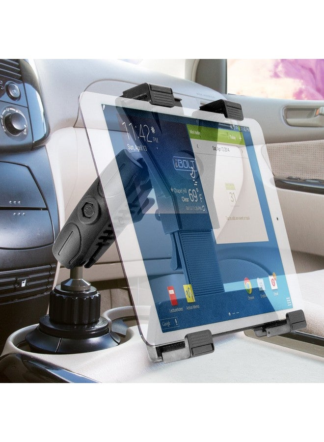 iBOLT Tabdock Console Heavy Duty Expandable And Adjustable Cup Holder Mount For All 7" 10" Tablets (Ipad Nexus Samsung Tab). Great For Work Personal And Business Vehicles - Image 3