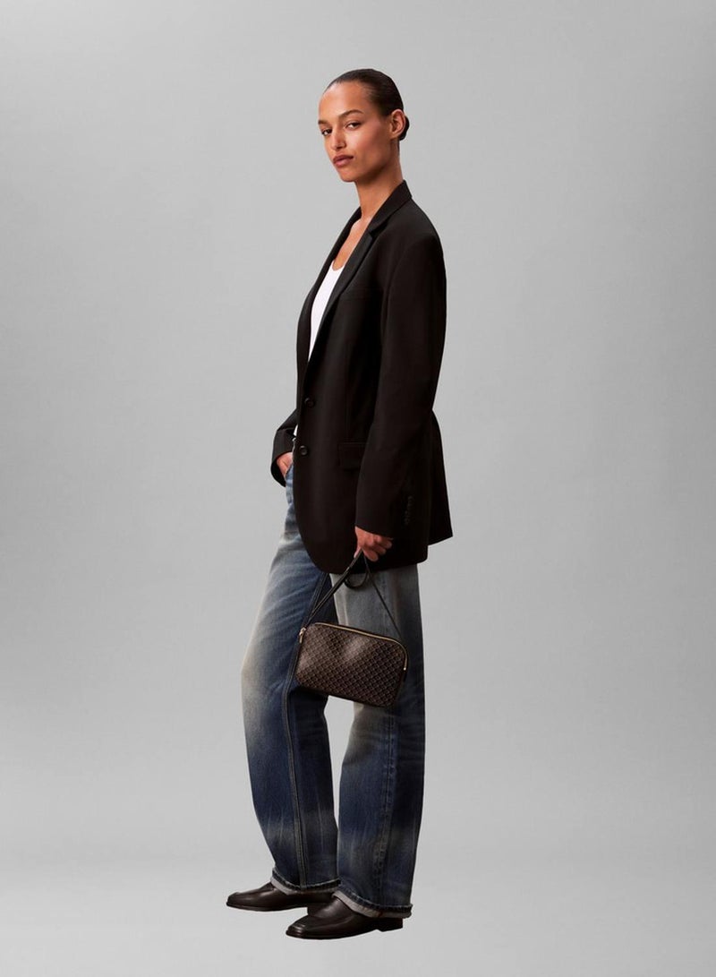 CALVIN KLEIN Allover Emblem Logo Camera Bag - Image 5