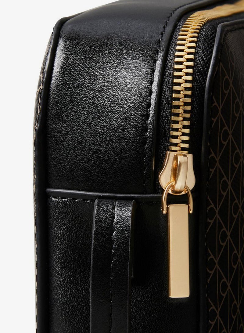 CALVIN KLEIN Allover Emblem Logo Camera Bag - Image 4