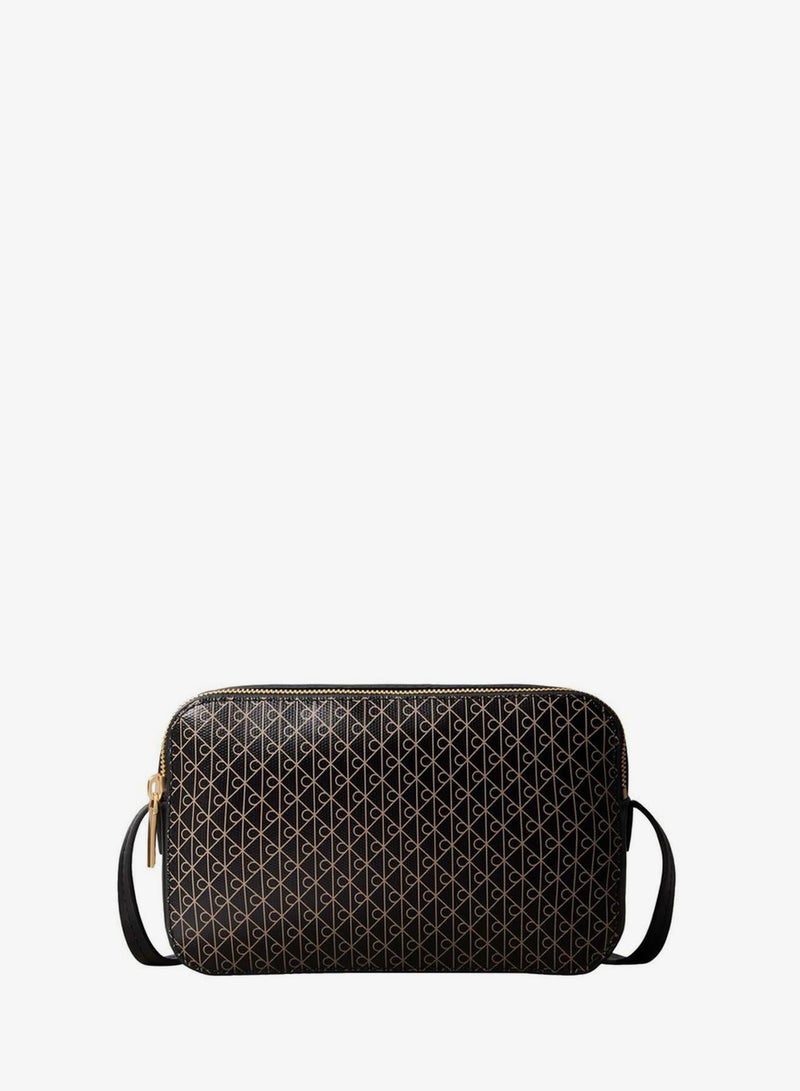 CALVIN KLEIN Allover Emblem Logo Camera Bag - Image 1