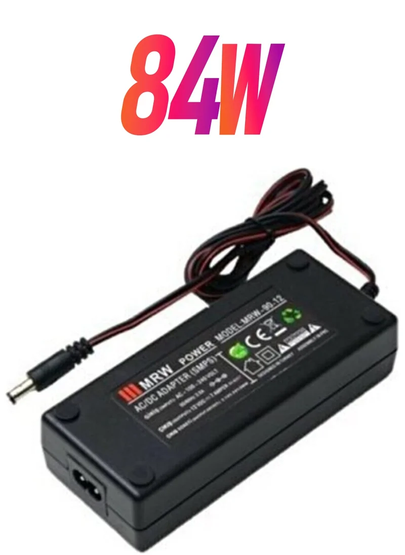 Mervesan Mrw-90-12 12 V 7 A Plastic Case Adapter