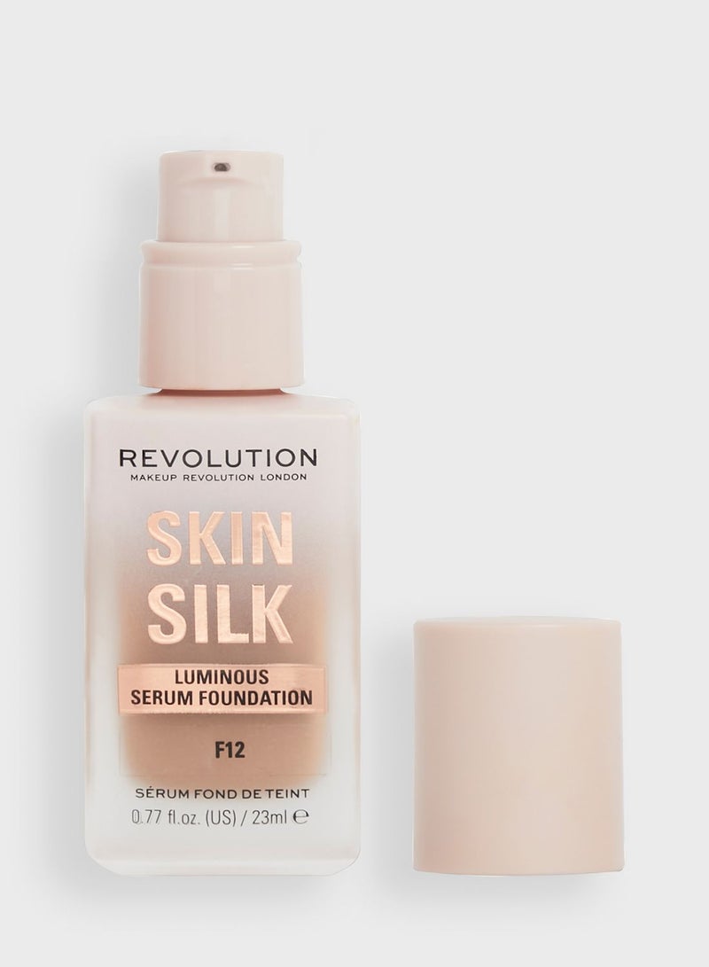 REVOLUTION Skin Silk Serum Foundation F12 - Image 1