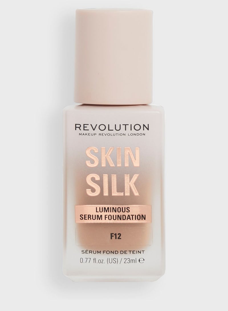 REVOLUTION Skin Silk Serum Foundation F12 - Image 3